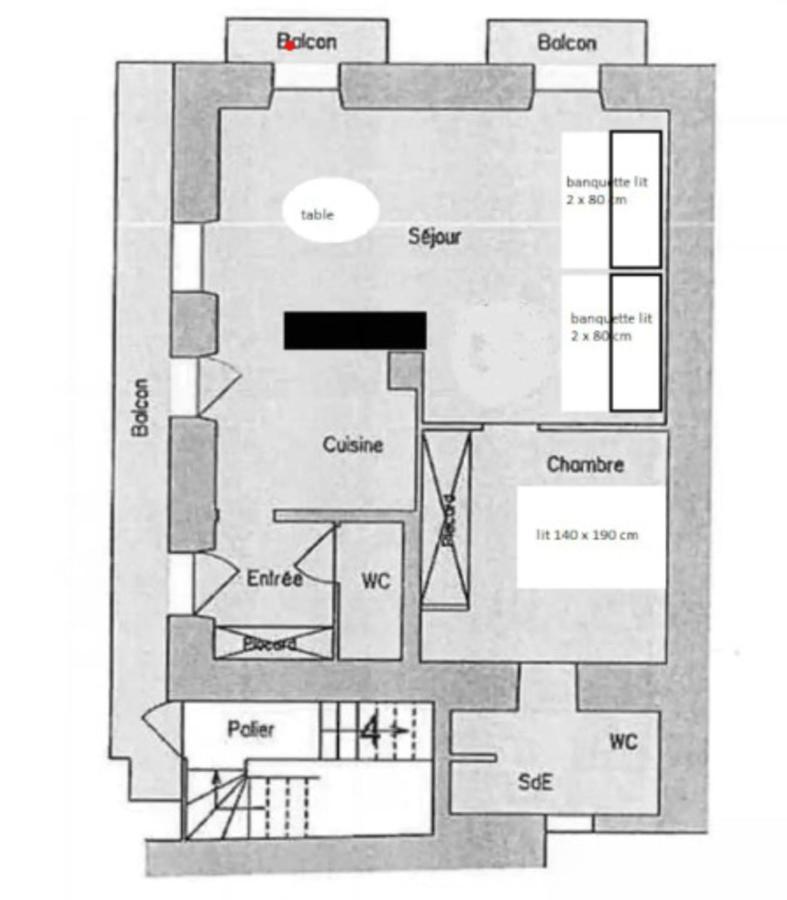 Appartement 6 Personnes, Les 3 Vallees, Pres Des Thermes Брид ле Бен Екстериор снимка